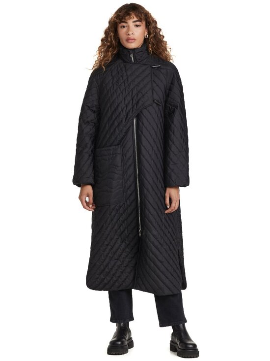 Ganni Jackets & Blazers - Ganni Quilted jacket in Black, size 40. Fits like a size 12 ish